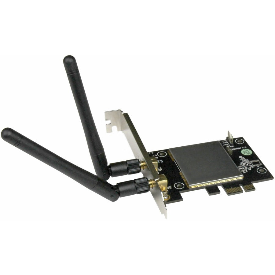 StarTech.com AC600 Wireless-AC Network Adapter - 802.11ac, PCI Express - Dual Band 2.4GHz and 5GHz Wireless Network Card StarTech.com AC600 Wireless-AC Network Adapter - 802.11ac, PCI Express - Dual Band 2.4GHz and 5GHz Wireless Network Card